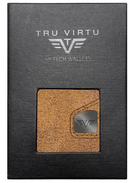 Tru Virtu CLICK & slide Glitter Oro Marrone Argento Portafoglio  