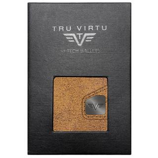 Tru Virtu CLICK & slide Glitter Goldbraun Silber Wallet  