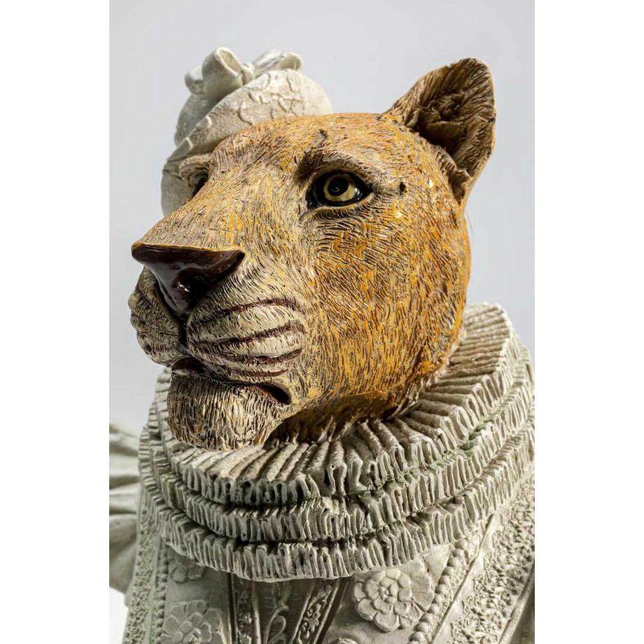 KARE Design Objet décoratif Sir Leopard blanc  