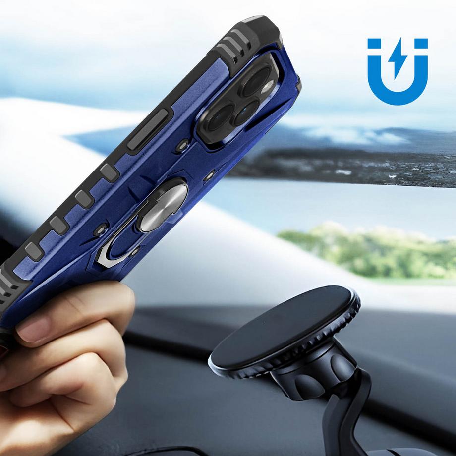 Avizar  Cover anello iPhone 15 Pro bumper 