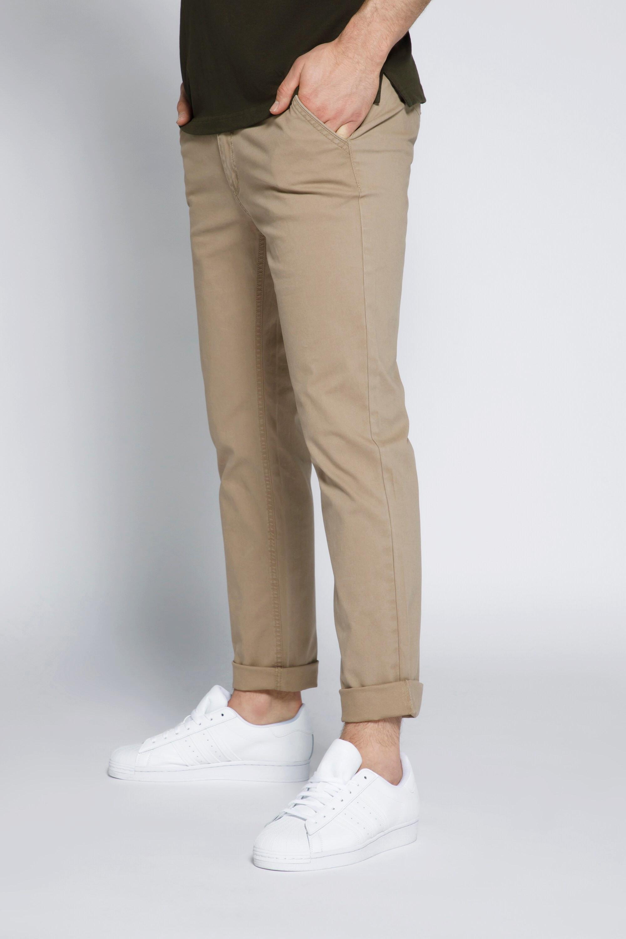 Sthuge  Chino STHUGE, coupe ventre confort, modern straight fit, 4 poches, jusqu'à la taille 36 