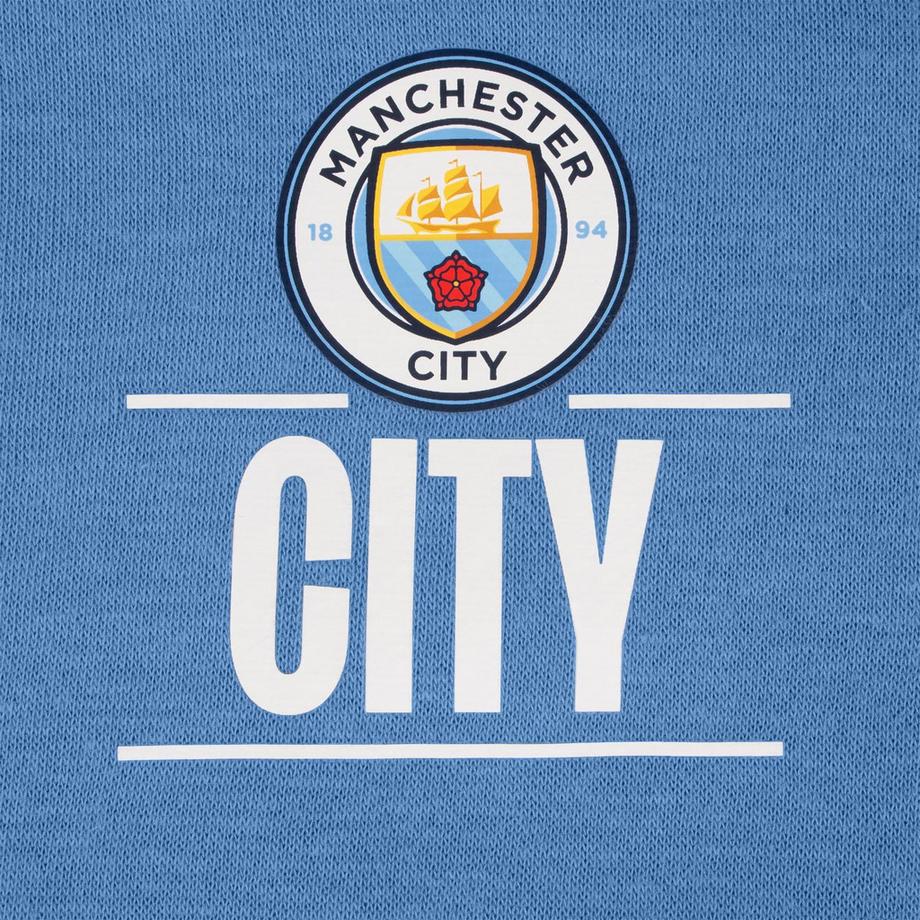 Manchester City  Hoodie Mit Durchgehendem Reißverschluss, Fleece 