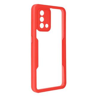 Avizar  Coque intégrale Oppo A74 4G Rigide Rouge 