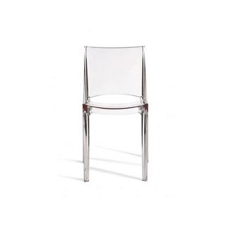 Vente-unique Stuhl 2erSet Polycarbonat Transparent HELLY  