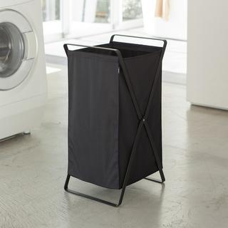 Calicosy Panier à linge pliable noir Tower - L30 cm  