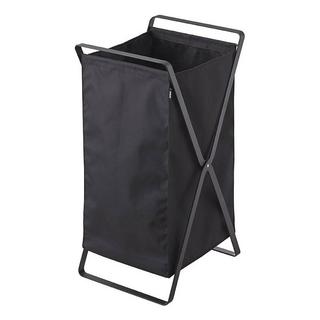 Calicosy Panier à linge pliable noir Tower - L30 cm  