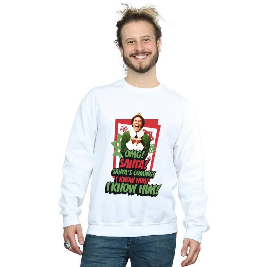 Elf OMG Santa Sweatshirt  