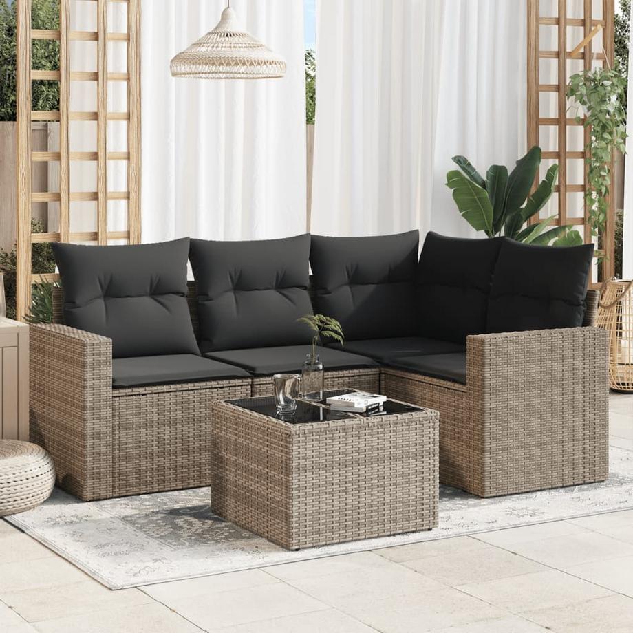 VidaXL Garten sofagarnitur poly-rattan  