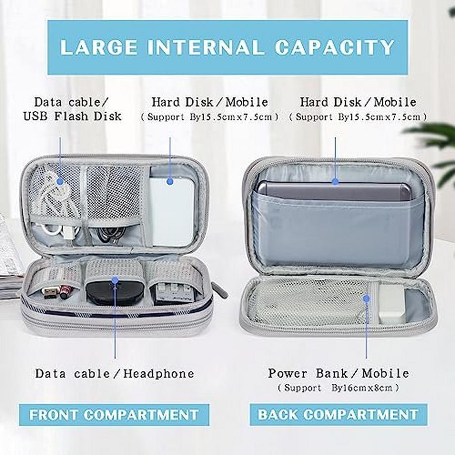Only-bags.store  Kabeltasche, Elektronik Tasche Organizer, Kabel Organizer Kabeltasche Elektronik Zubehör Organizer Tasche Universal Tasche für Zubehör 