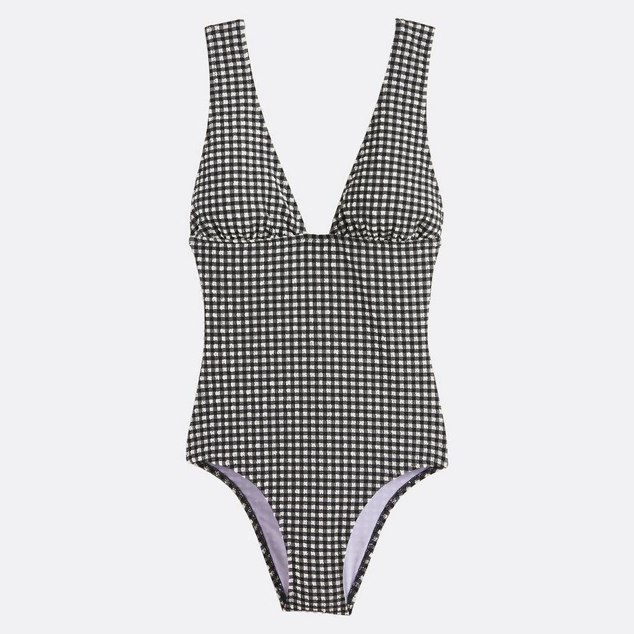 La Redoute Collections Einteiliger Badeanzug Vichykaro  