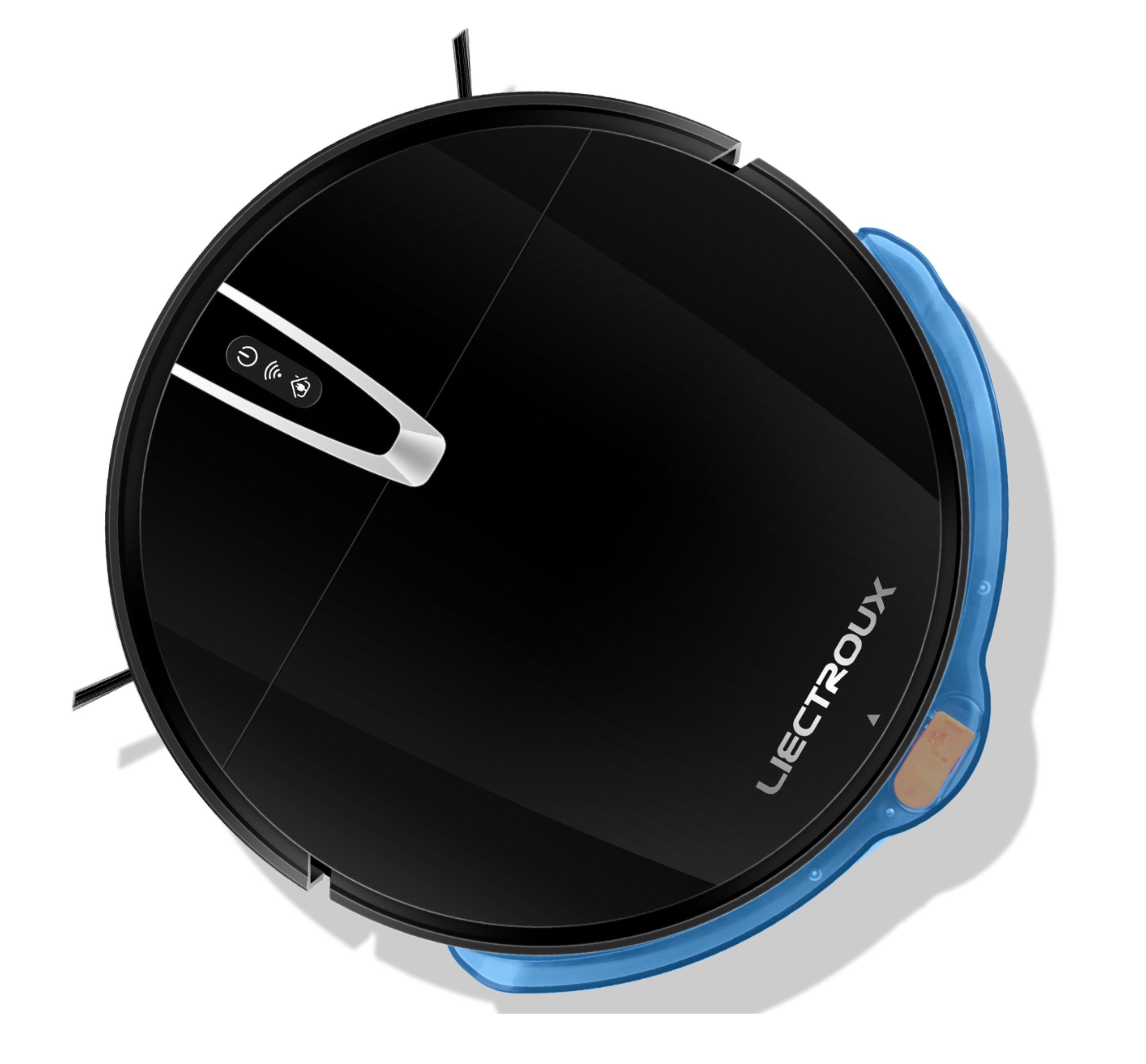 Blue Chilli V3S Pro Nass-Trocken-Roboterstaubsauger mit Sprachassistent, 120 Min. automatisches Aufladen mit Absturzsicherung  