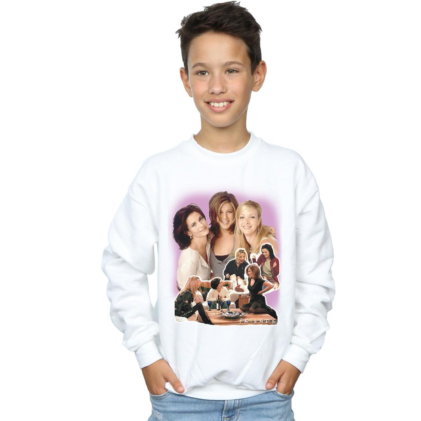 Friends  Girls Collage Sweatshirt 