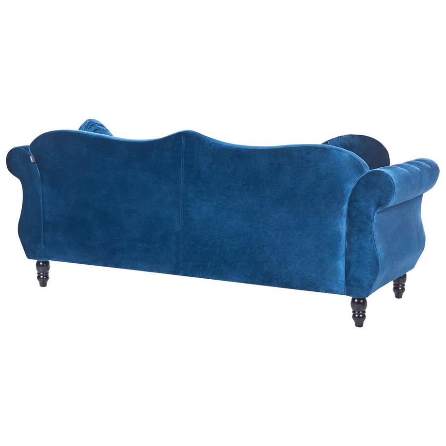 Beliani 3 Sitzer Sofa aus Samtstoff Glamourös SKIEN  