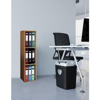 VCM Holz Büro Stand Regal Bücher Ordner Aktenregal Ordnerregal Bücherregal Offas 3f  