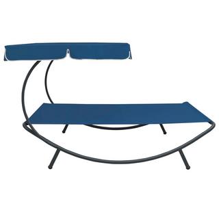 VidaXL Chaise longue tissu  