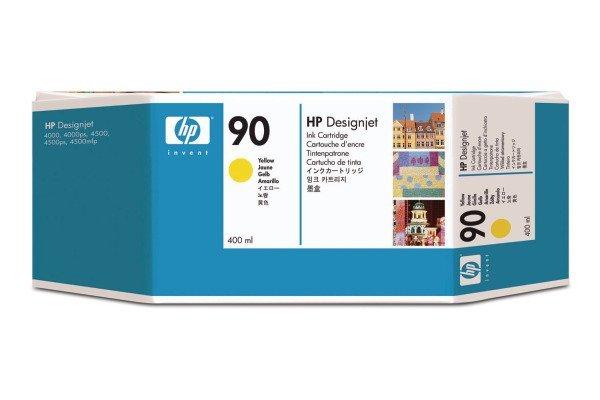 HEWLETT PACKARD  HP Tintenpatrone 90 yellow C5065A DesignJet 4000 400ml 