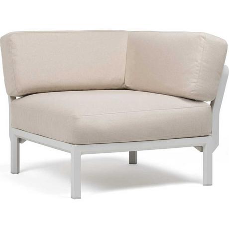 NARDI outdoor Elément d&#039;angle salon de jardin Maximo blanc-gris beige  