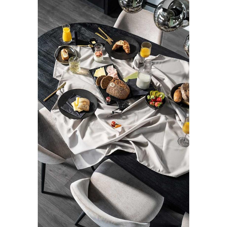 mutoni Table de salle à manger Aron ovale noir 250x110  