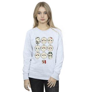 Friday The 13th Jason Masks Sweatshirt  