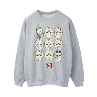 Friday The 13th Jason Masks Sweatshirt  