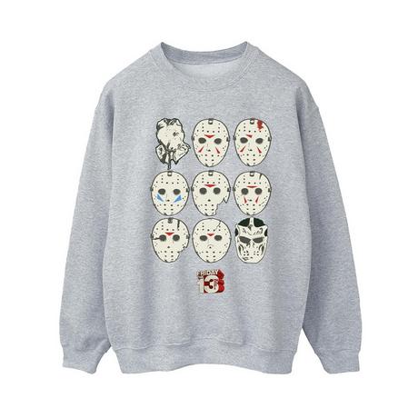 Friday The 13th Jason Masks Sweatshirt  