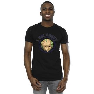 Guardians Of The Galaxy I Am Groot Grafikdruck Kurzarm T-Shirt  