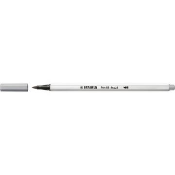 STABILO Fasermaler Pen 68 Brush 568/95 hellgrau