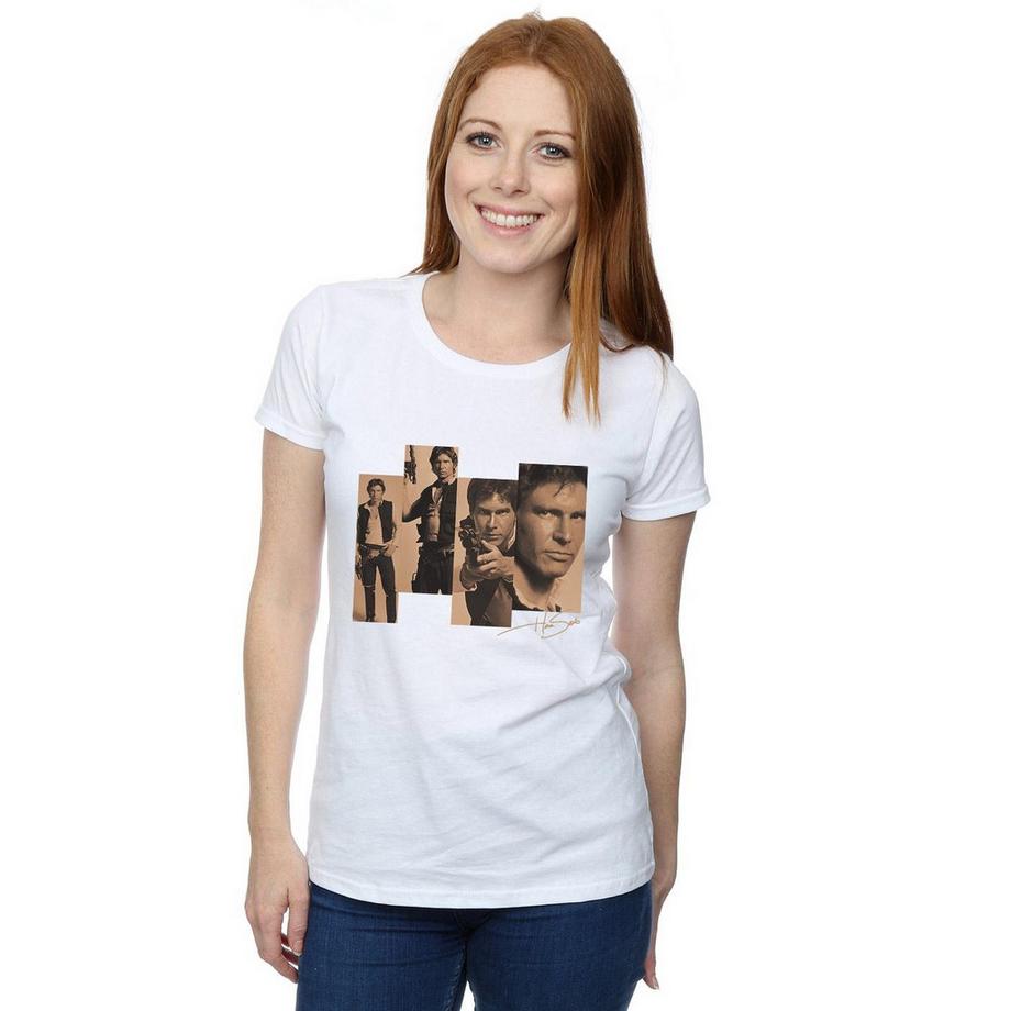 STAR WARS T-Shirt Stampa Collage Han Solo  
