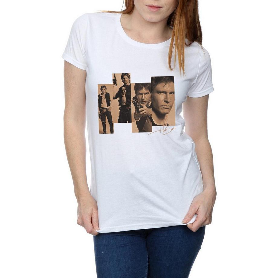 STAR WARS T-Shirt Stampa Collage Han Solo  