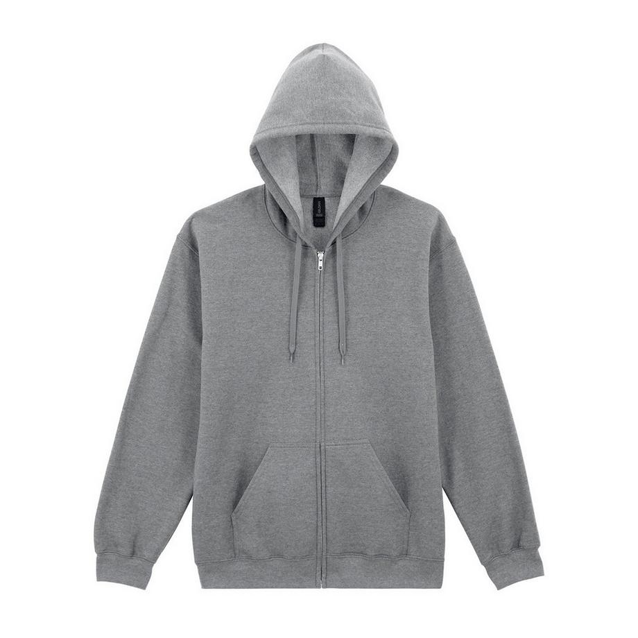 Softstyle Hoodie mit durchgehendem Reißverschluss Mittelschwer