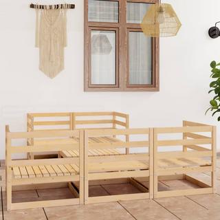 VidaXL Ensemble de meubles de jardin bois de pin  