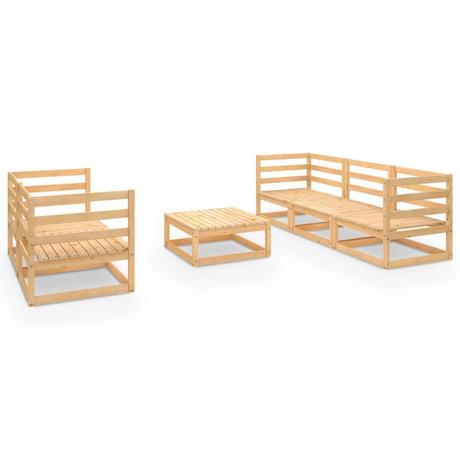 VidaXL Ensemble de meubles de jardin bois de pin  