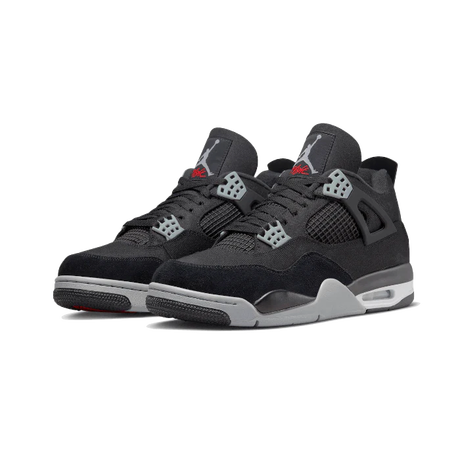 NIKE  Air Jordan 4 Black Canvas 