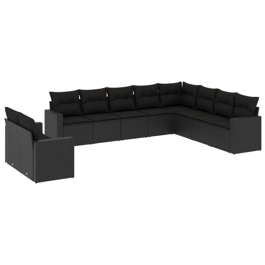 set divano da giardino Polirattan