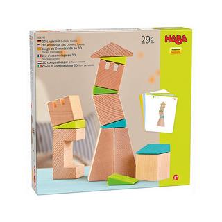 HABA  Spiele 3D-Legespiel Schiefe Türme (29Teile) 