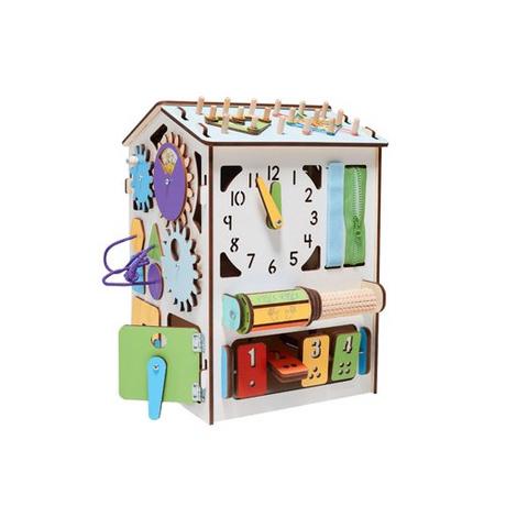 Montessori  Maison de la motricité  - Lapins Jouet en bois pour bébé, cube occupé 1 an 