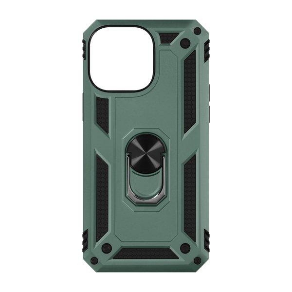 Avizar  Cover con Anello iPhone 14 Pro Max verde 