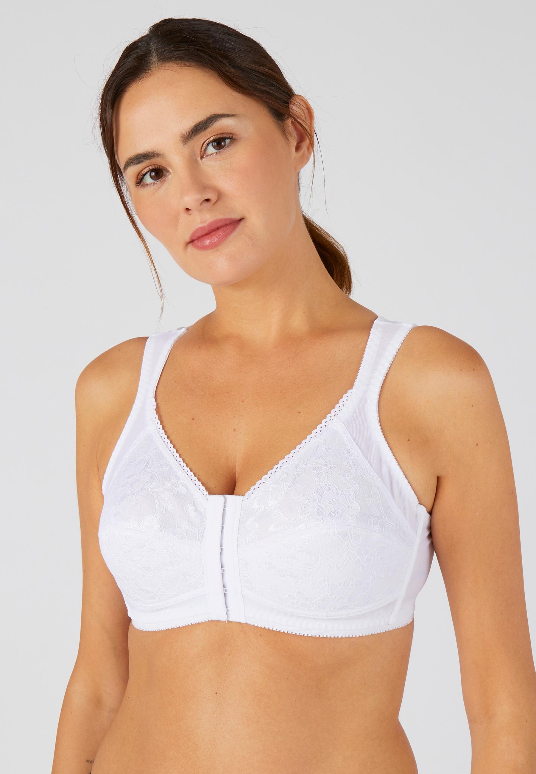 Damart  Soutien-gorge sans armatures, ouvert devant. 