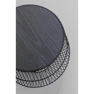 KARE Design Table d'appoint Beam noire ronde 40  