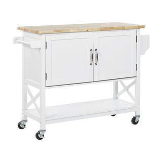 Beliani Chariot de cuisine en MDF Moderne MELE  