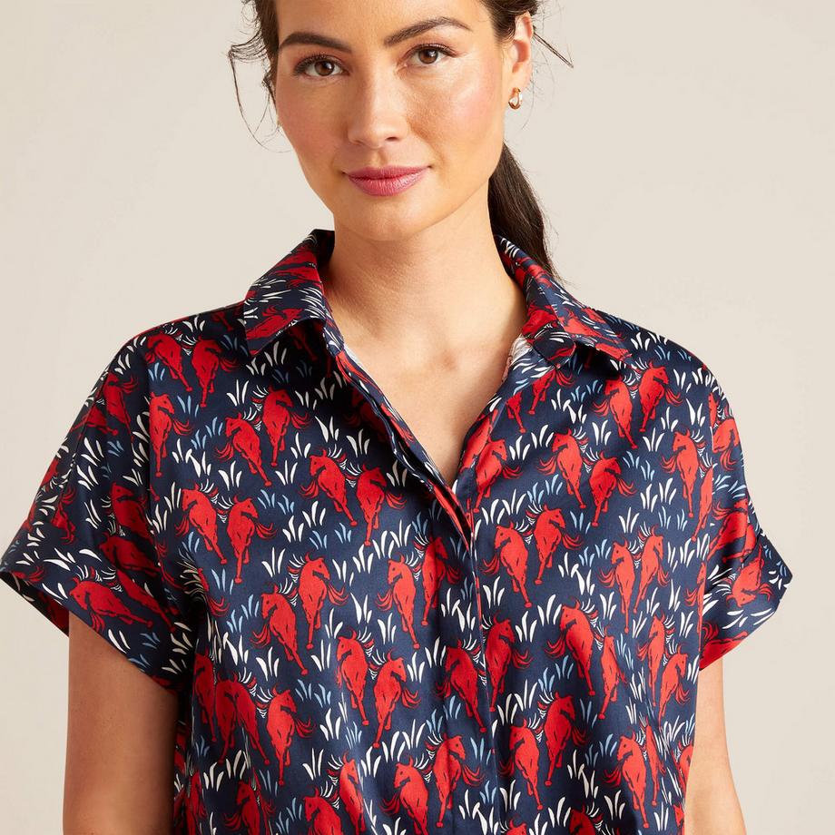 Ariat Brookside Chemise Manches Courtes  