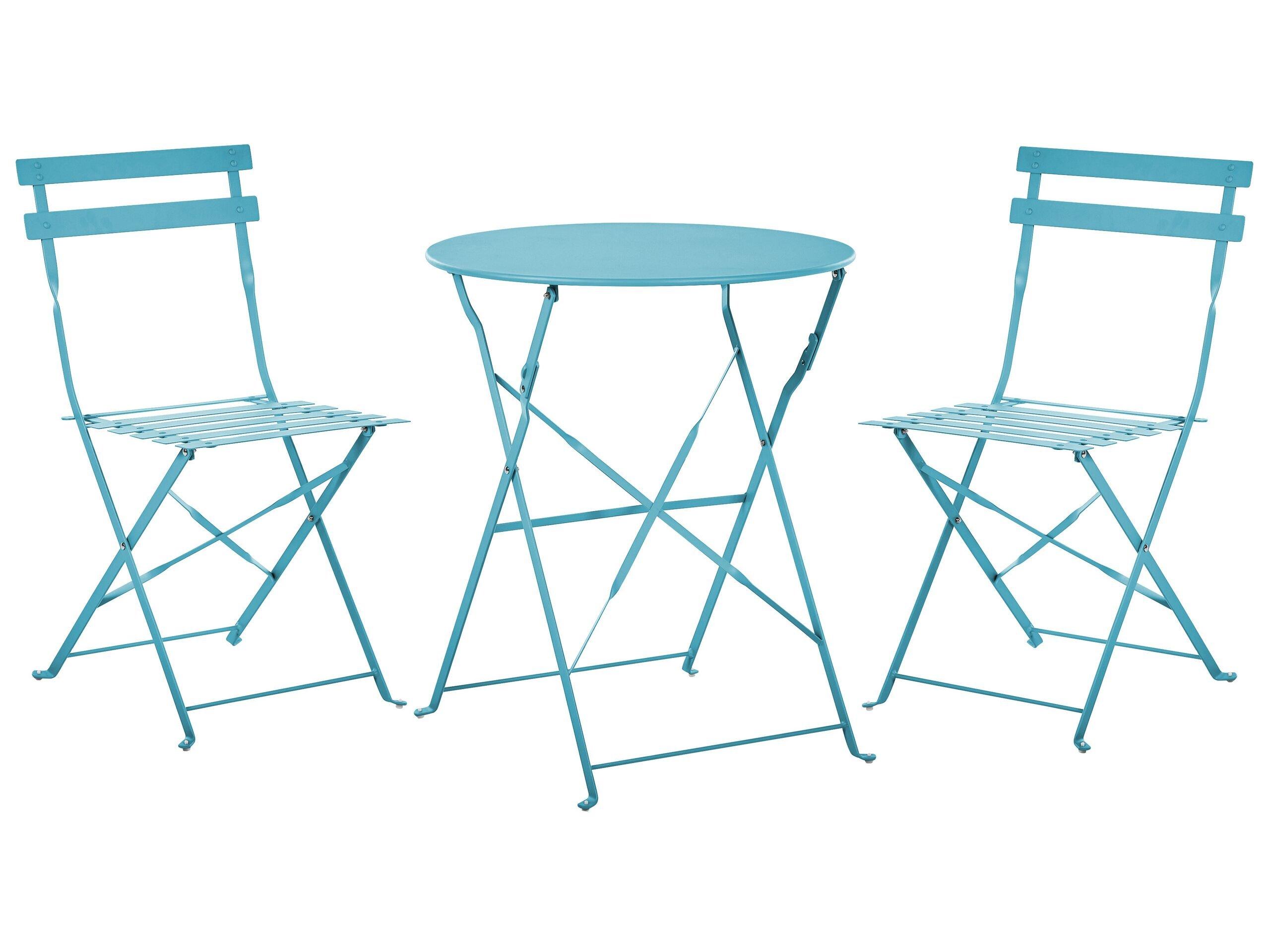 Beliani Bistro Set aus Stahl Modern FIORI  