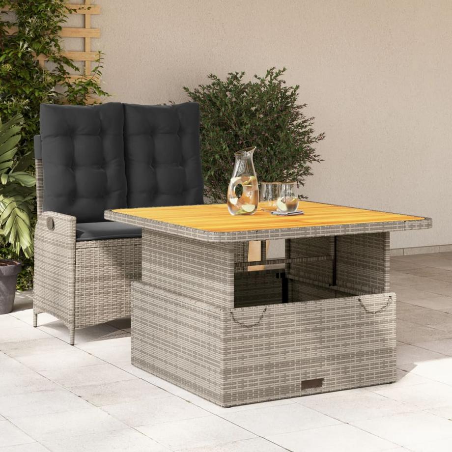 VidaXL set da pranzo da giardino Polirattan  