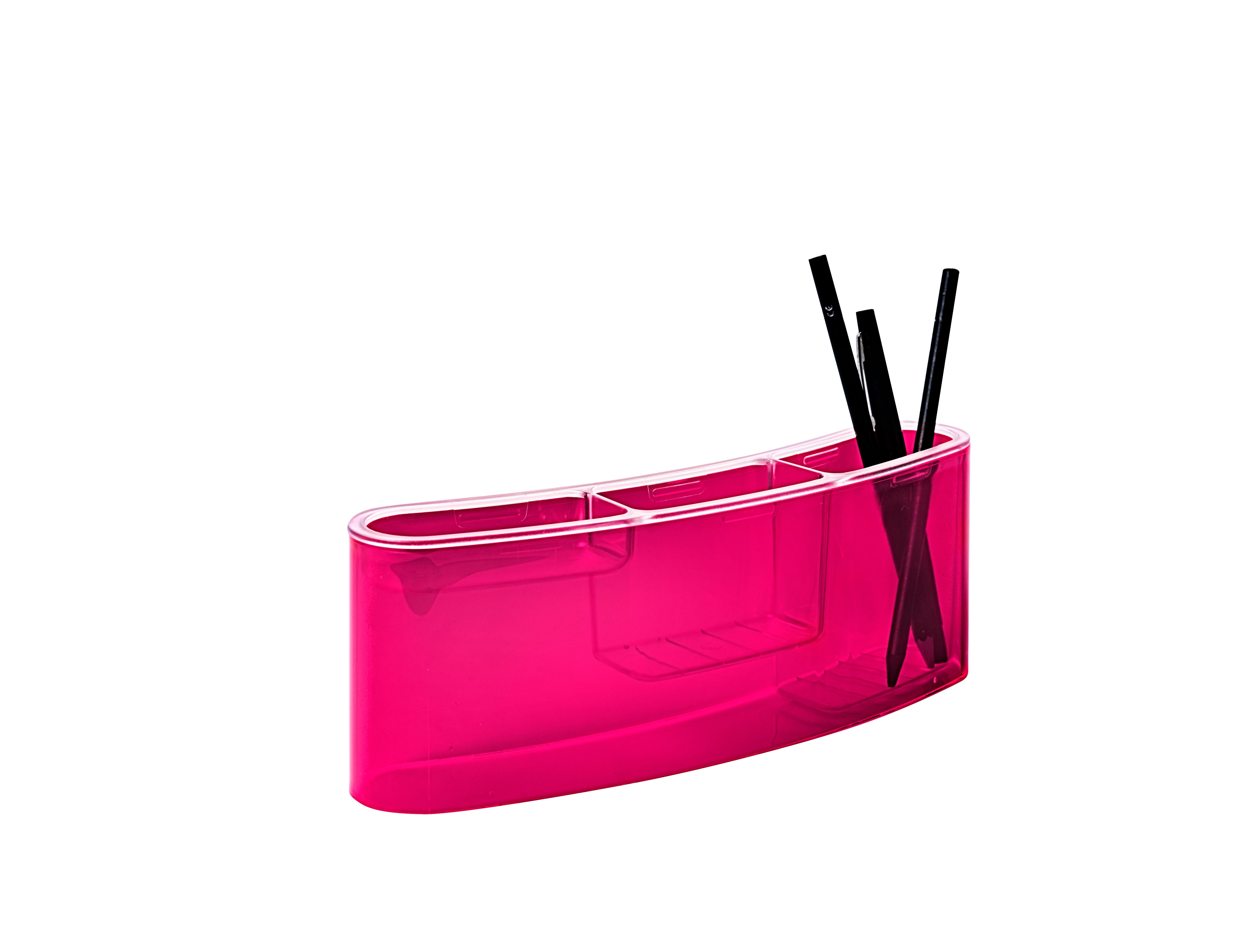 Styro office pen holderstyropen desk tidy NEONline, neon-pink  