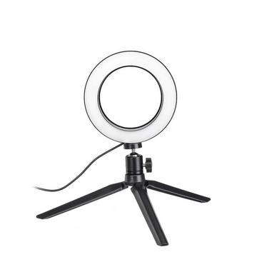 Lampe Selfie / Lampe annulaire (20 cm) et pied