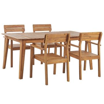 Set da pranzo per 4 persone en Legno d'acacia Classico FORNELLI