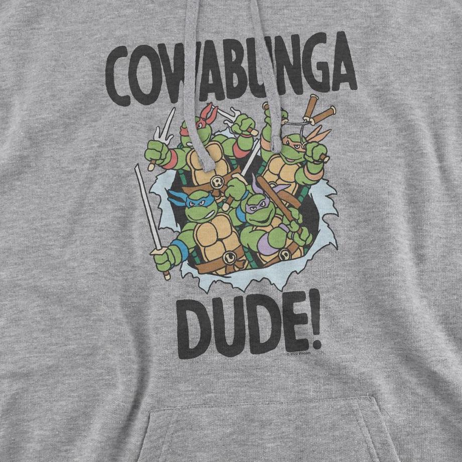 TEENAGE MUTANT NINJA TURTLE Cowabunga Dude Felpa Con Cappuccio  