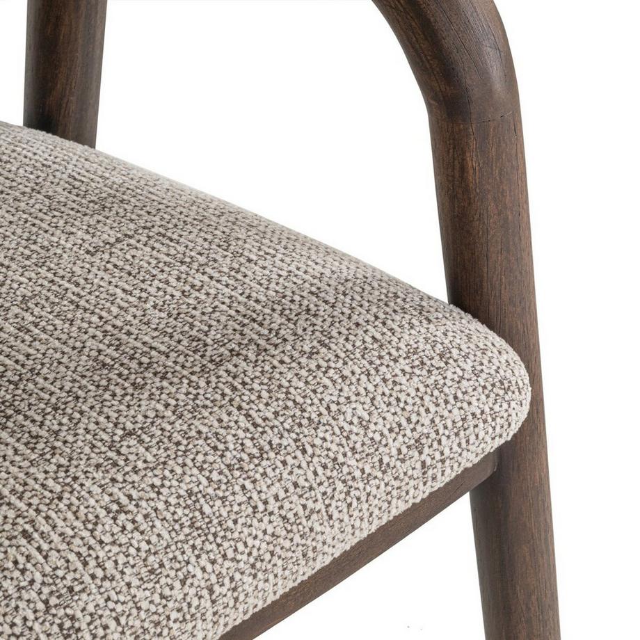 Richmond Interiors Thekenstuhl Mihara mocca fancy  