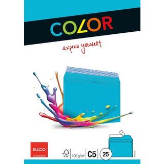 elco ELCO Couvert Office o/Fenster C5 74618.32 100g, intensiv blau 25 Stück  