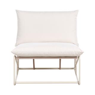 Beliani Stuhl mit Sitzkissen aus Stahl Industriell PICO  